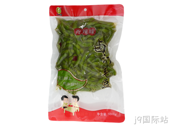 j9国际站卤汁毛豆香辣味1000g